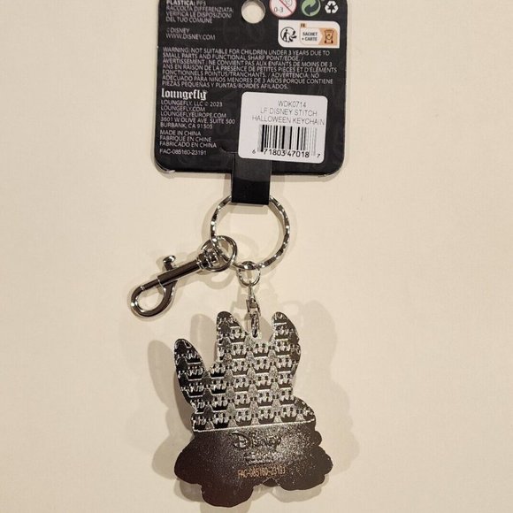Loungefly Disney Lilo and Stitch Witch Story Time Ducklings Halloween Keychain - Picture 11 of 16